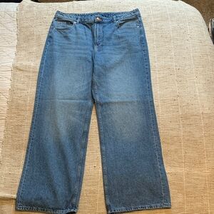 H&M Women's Blue Flare Jeans